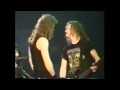 Metallica fail  jason pisses off james in 1992 seek and destroy