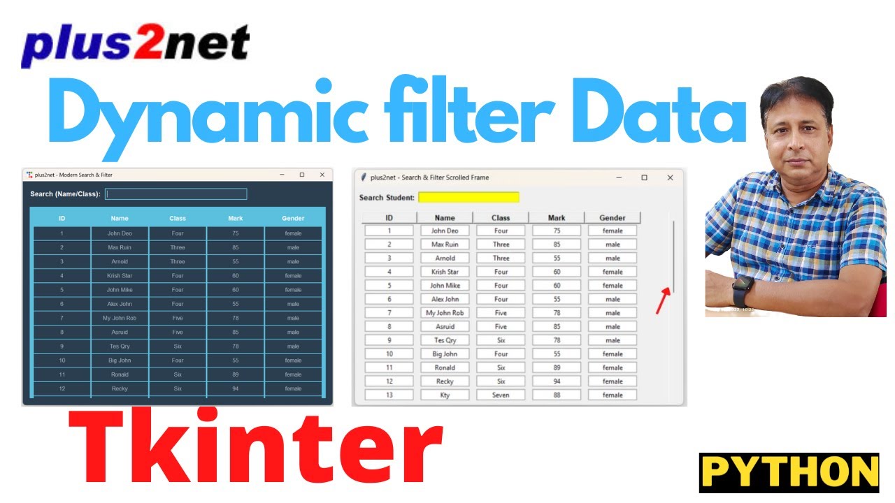 Master Python Tkinter: Dynamic Row Filtering & Scrollable Canvas Tutorial