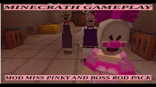: Minecraft mod Miss Pinky and Boss rod pack Gameplay  I hope you see my video kilee dottavioartist