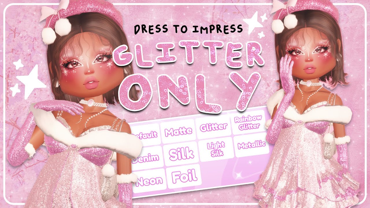 WEARING ONLY GLITTER OUTFITS FOR EVERY THEME IN DRESS TO IMPRESS