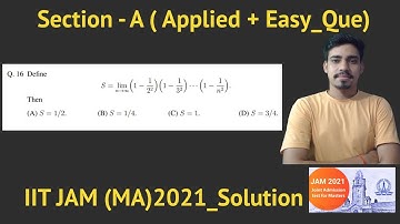 IIT JAM MATHS 2021 || #SOLUTION(Q_16) || Real Analysis || #IIT_JAM_2021