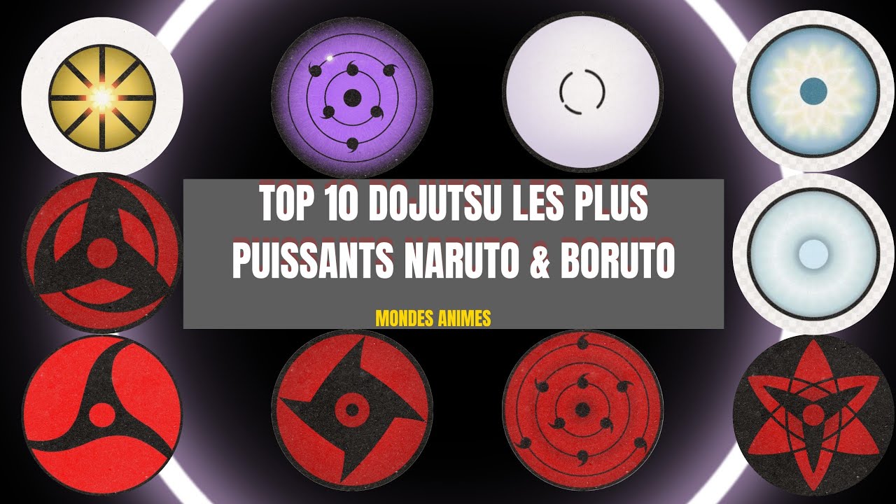 TOP 10 DOJUTSU LES PLUS PUISSANTS DANS NARUTO & BORUTO