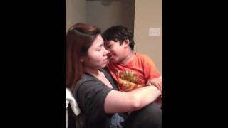 Alex Kissing Auntie Ann