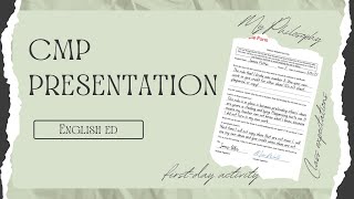 CMP Presentation