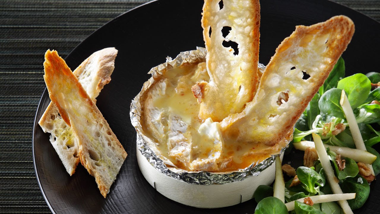 Camembert chaud farci aux poires - Thomas Lemelle pour Netto