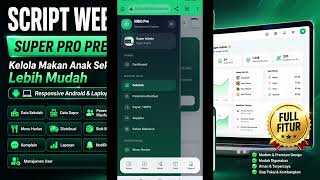 Source Code Website MBG Premium Responsive Android &amp; Laptop | Manajemen Makan Bergizi Gratis
