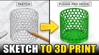 How to Design and 3D Print a Honeycomb Container in Fusion 360