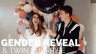 GENDER REVEAL + TWIN SURPRISE REVEAL | heather fern