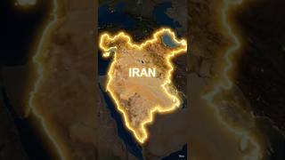 Iran Geography Explained with 3D Map | Borders, Mountains &amp; Deserts #gkshorts #studywithfact