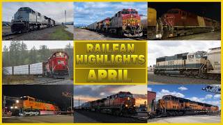 Railfan Highlights: April 2026 - Veteran Engines, Shortline Action, & BN Green!