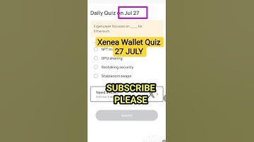 xenea wallet voucher code today • xenea wallet quiz 27 july • xenea voucher code today