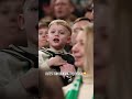 No team is scary when you have fans as passionate as this little guy. 🥰💚 #cute #basketball