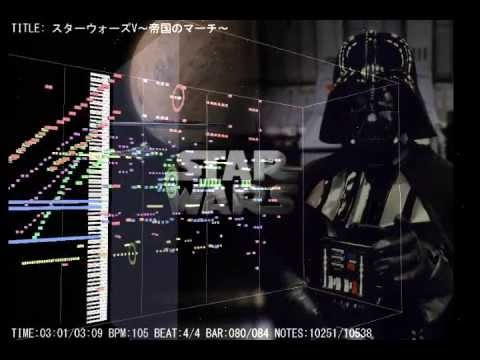 スターウォーズｖ 帝国のマーチ The Imperial March Darth Vader S Theme Midi Youtube