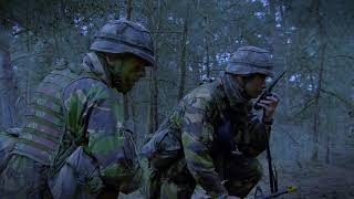 Verbindelaren Van Het Cis Bataljon, Onderdeel Van German-Netherlands Corps, Op Groene Oefening Stroe