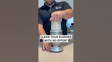 Clean your blender with literally no effort! #blender #cleaning #cleaninghacks