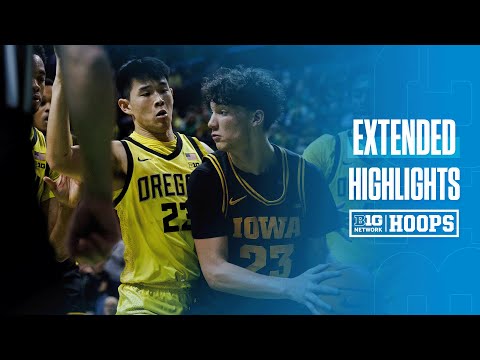 Iowa vs. Oregon | Extended Highlights | Big Ten Men's Basketball | 02/01/26
