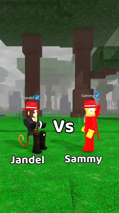 Jandel vs Sammy! #99nightintheforest #growagarden #stealabrainrot