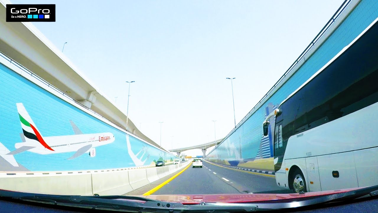 DUBAI DRIVING TO AIRPORT TERMINAL 1 DEPARTURE | GOPRO11 DASHCAM