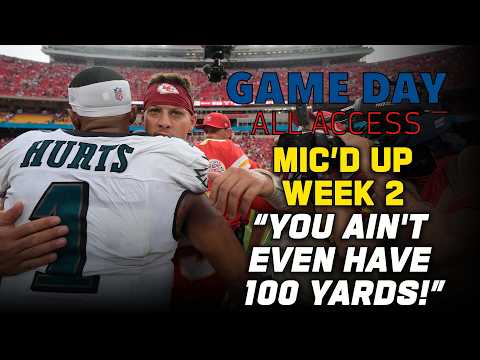 NFL Week 2 Mic D Up They Ran The Same Play 7 Times Game Day All Access 