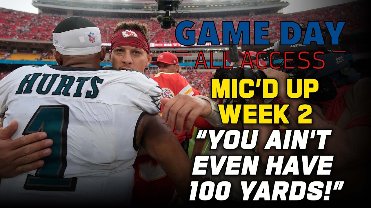 NFL Week 2 Mic'd Up! "They ran the same play 7  ****** times!" | Game Day All Access