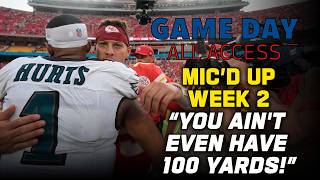 NFL Week 2 Mic&#39;d Up! &quot;They ran the same play 7  ****** times!&quot; | Game Day All Access