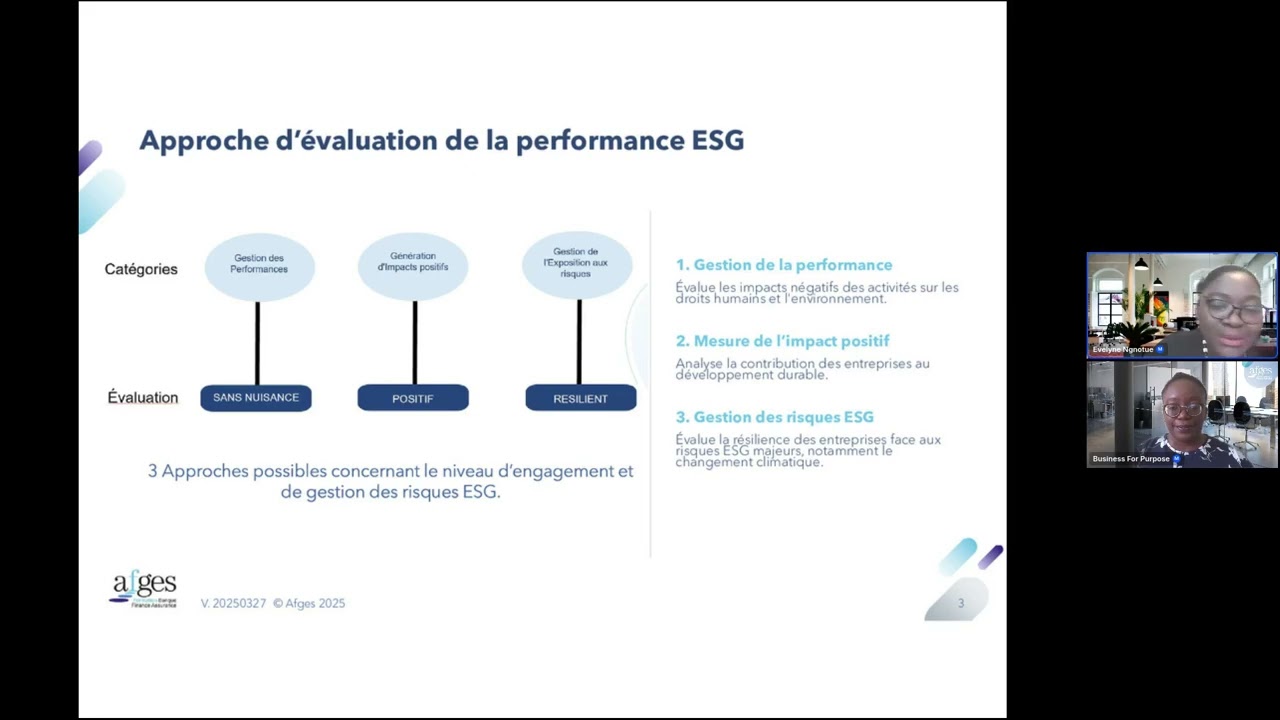 Risque ESG et risque de crédit canaux de transmission - Replay 2025 03 2
