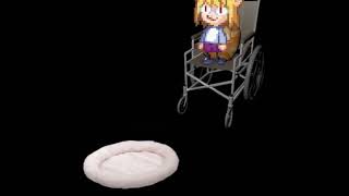 Neco-Arc falls off wheelchair