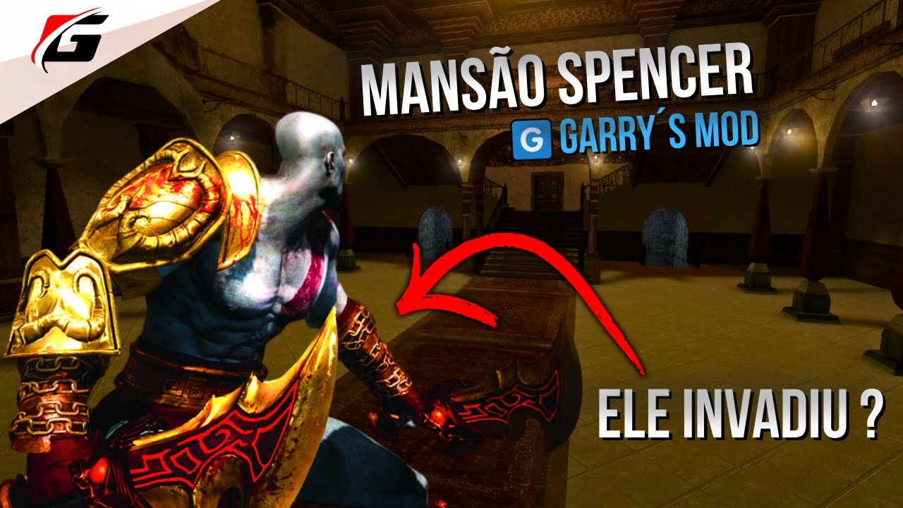 KRATOS INVADE A MANSÃO SPENCER! 🏚️ | GARRY'S MOD RESIDENT EVIL