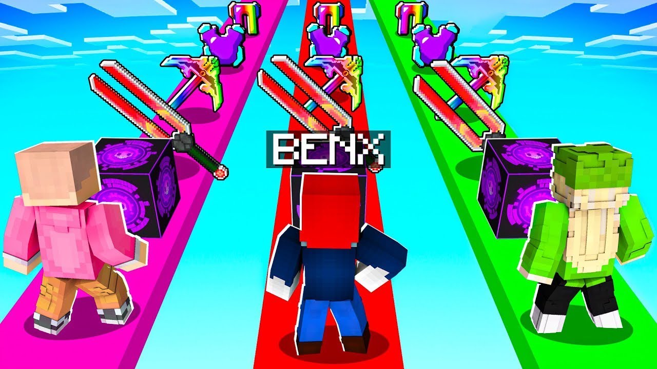 WER GEWINNT die CORRUPTED OP RÜSTUNG im YOUTUBER RACE? (Film)