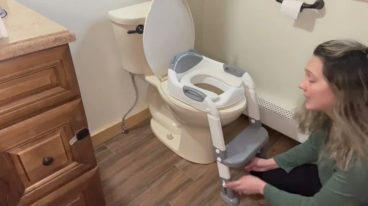 SKYROKU Potty Training Seat with Ladder Overview #amazonfinds #giftideas #toddlerlearning