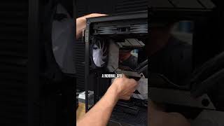 Vertically mounting the RTX 3080 with Phanteks Gen4 riser cable! #shorts