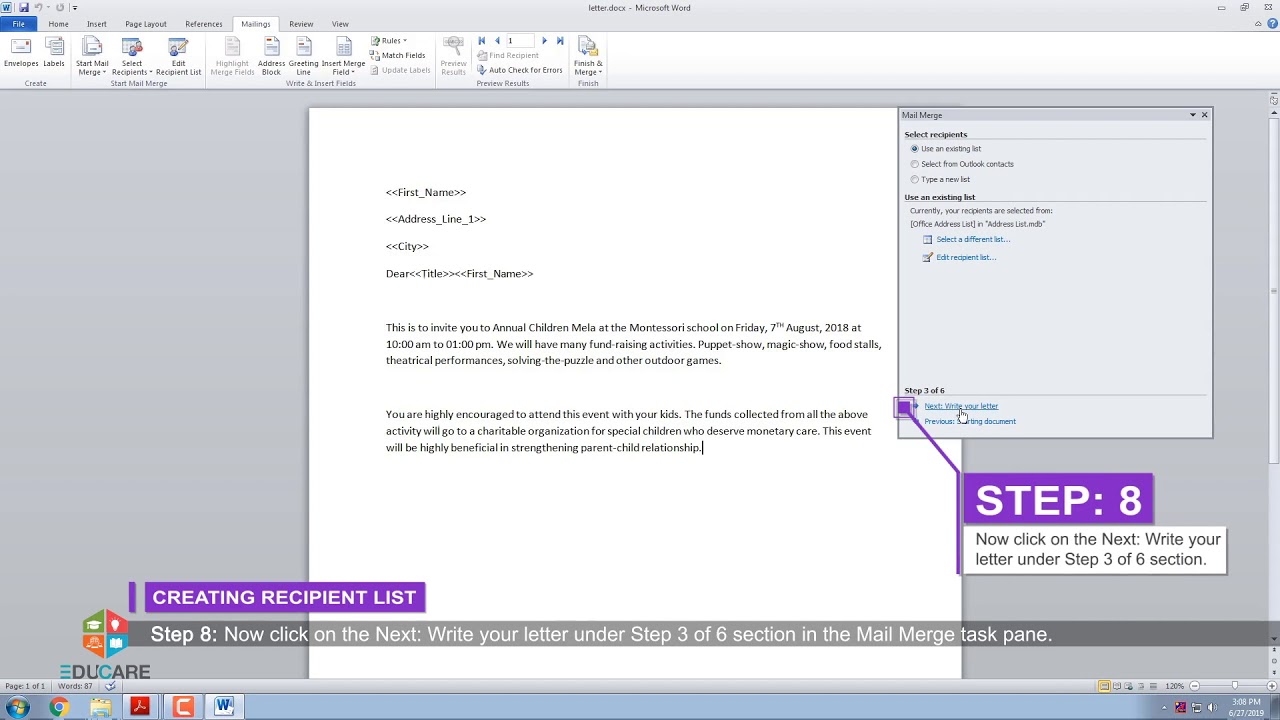 how to combine pages in word