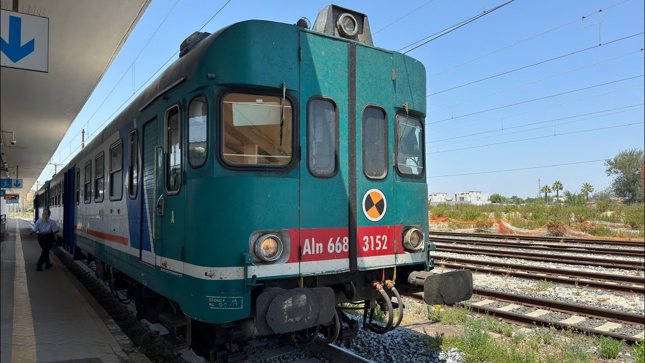 SPECIALE! - A BORDO DELLE ULTIME ALN 668 TRENITALIA SULLA FOGGIA-MANFREDONIA!