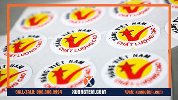 in offset in ấn decal sticker dán A3 tphcm