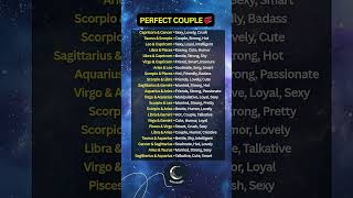 Your Zodiac Sign PERFECT COUPLE Match! #zodiac #astrology #trending #viral #couple #love #horoscope