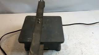 Vintage Craftsman Magnetic Scroll Saw 110.27500 - Test Run