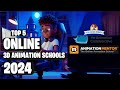 Top 5 best online animation schools in 2024