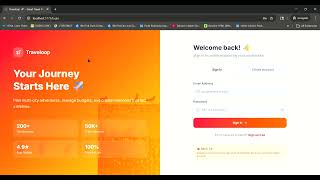 Traveloop ✈️ – Smart Travel Planning   Google Chrome 2026 05 10 16 36 25