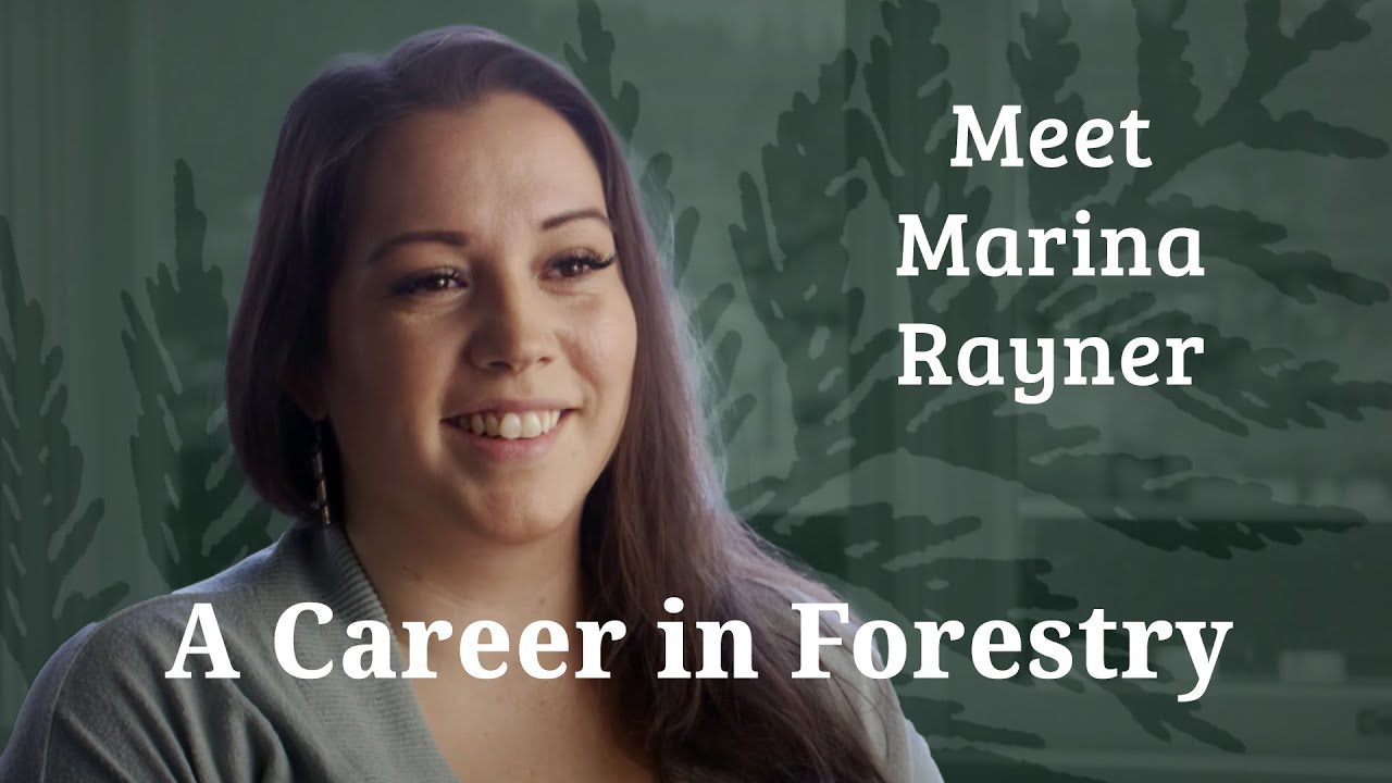 Considering a career in forestry? Talk to Marina Rayner - YouTube