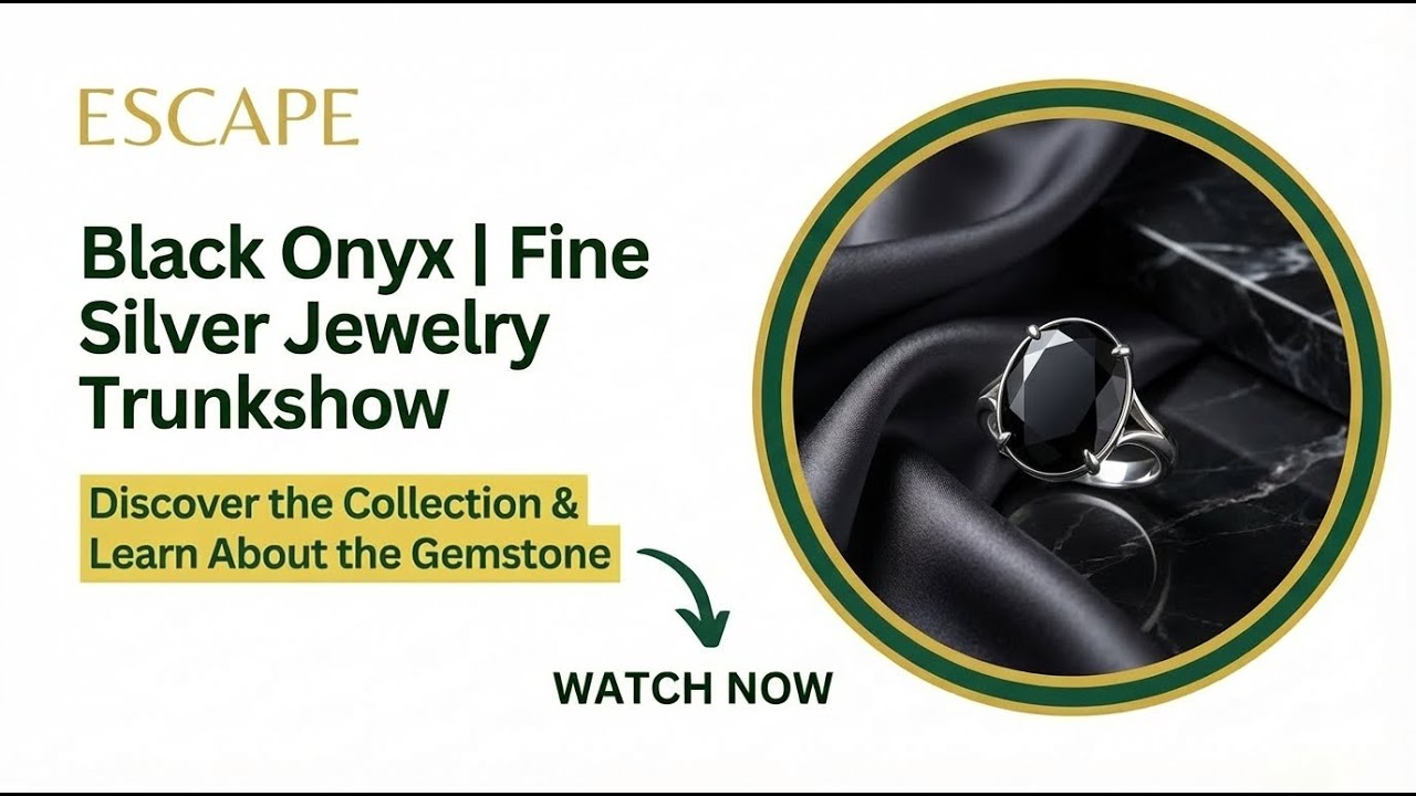 Black Onyx | Fine Sterling Silver Jewelry Trunkshow
