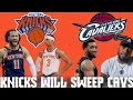 Knicks are going to sweep the sorry ass Cavs #nbaplayoffs #nba #viral #reaction
