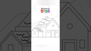 Como dibujar una casa fácil y bonita paso a paso