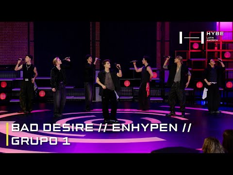 Bad Desire De ENHYPEN Reto Santos Bravos Grupo 1