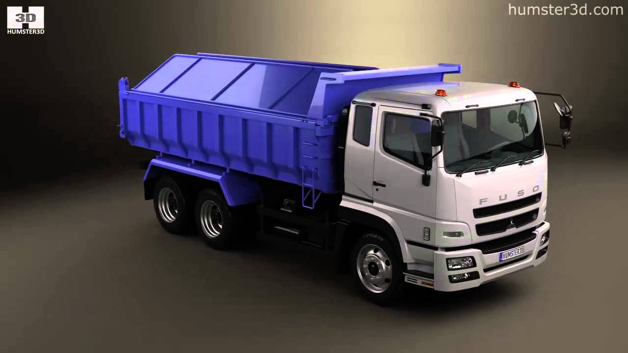 Mitsubishi Fuso  Super Great Dump  Truck  3 axle 2007 by 3D 