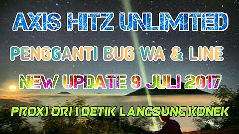 HEBOH !!! Bug Baru Axis Hitz UNLIMITED | Pengganti Bug Line dan Whatsapp | TUTORIAL ANDROID #10