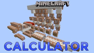 I made a calculator in my inventory with command blocks