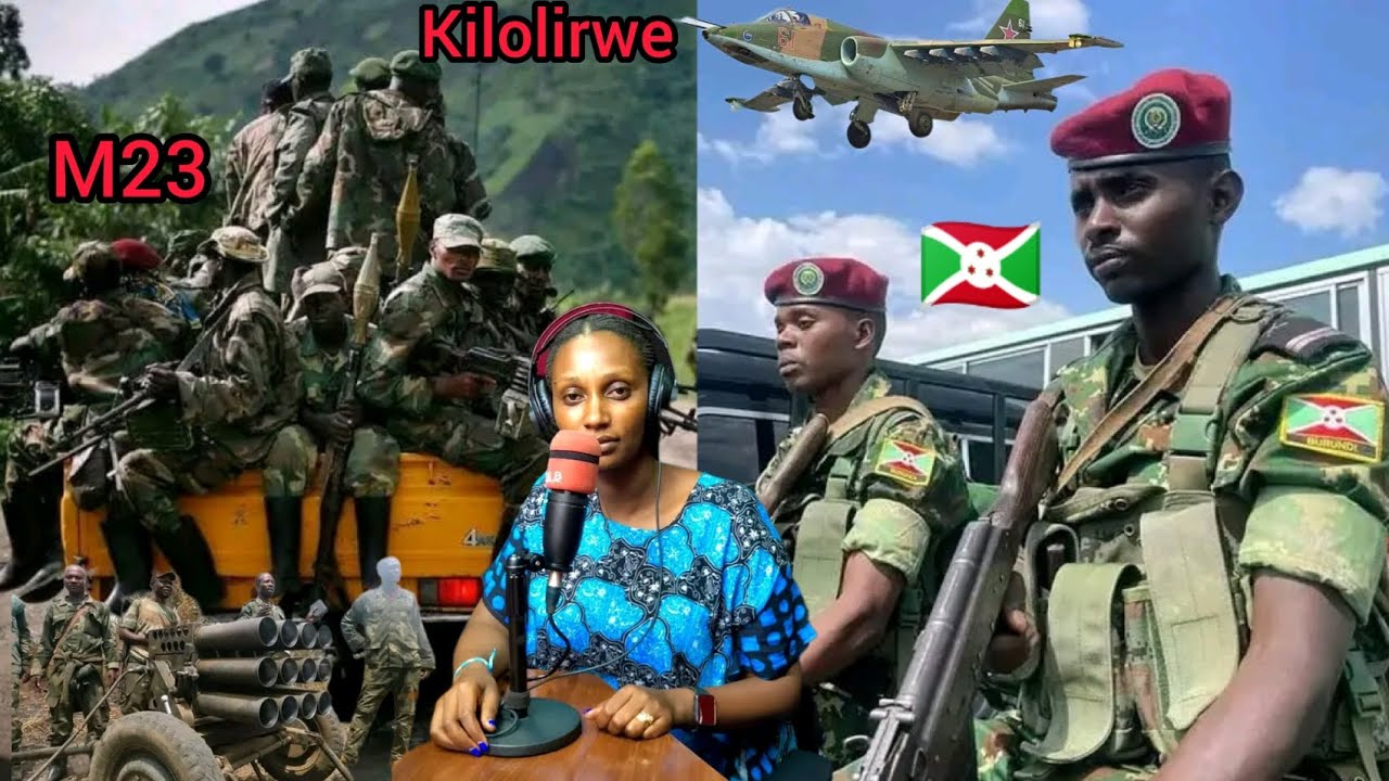 U BURUNDI BUTANGAJE INTAMBARA YERUYE KURI M23/ BYAKOMEYE - YouTube