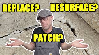 Concrete Repairs - When to Overlay, Refinish or Replace Failed Concrete