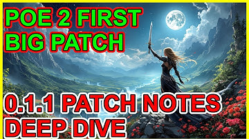 PAST LIVESTREAM - PATCH NOTES DEEP DIVE - POE 2 0.1.1 - PATH OF EXILE 2 - PATCH LIVE NOW