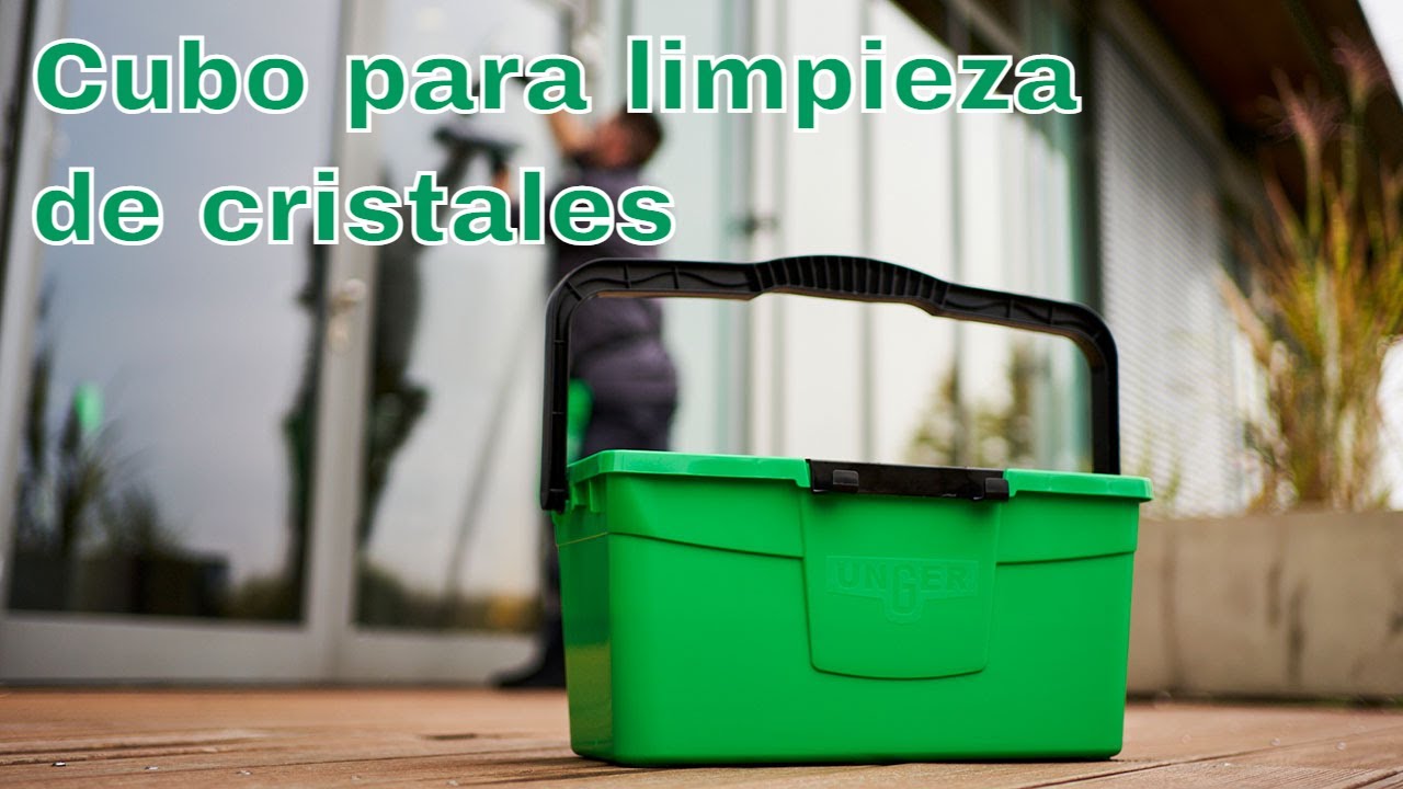 El cubo UNGER para limpieza de cristales I todo bajo control para un trabajo ergonómico